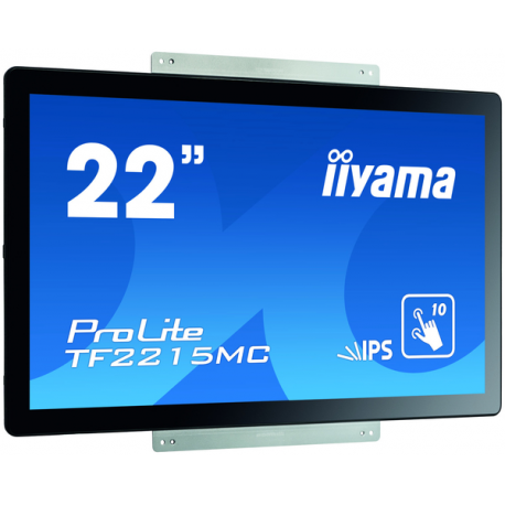 iiyama ProLite TF2215MC-B2 - LED monitor - 22" (21.5" viewable) - open frame - touchscreen - 1920 x 1080 Full HD (1080p) @ 60 Hz - IPS - 350 cd / m² - 1000:1 - 14 ms - HDMI, VGA, DisplayPort - black - 10