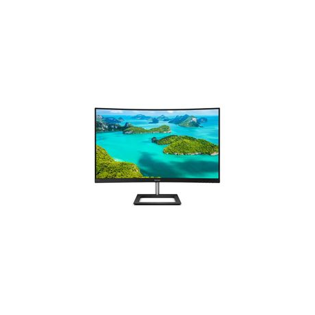 Philips E-line 272E1CA - LED monitor - curved - 27" - 1920 x 1080 Full HD (1080p) @ 75 Hz - VA - 250 cd / m² - 3000:1 - 4 ms - HDMI, VGA, DisplayPort - speakers - textured black - 18