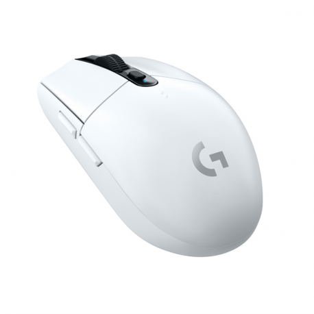 Logitech G G305 - Mouse - optical - 6 buttons - wireless - LIGHTSPEED - USB wireless receiver - white - 1