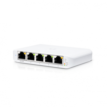 Ubiquiti UniFi Switch USW Flex Mini - Switch - smart - 4 x 10 / 100 / 1000 + 1 x 10 / 100 / 1000 (PoE+) - desktop - PoE+ - 0