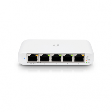 Ubiquiti UniFi Switch USW Flex Mini - Switch - smart - 4 x 10 / 100 / 1000 + 1 x 10 / 100 / 1000 (PoE+) - desktop - PoE+ - 4