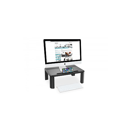 DIGITUS Ergonomic Monitor Riser - Stand - for Monitor - black - 1