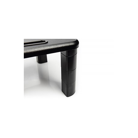 DIGITUS Ergonomic Monitor Riser - Stand - for Monitor - black - 3