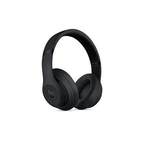 Beats Studio3 Wireless - Headphones with mic - full size - Bluetooth - wireless - active noise cancelling - noise isolating - matte black - for iPad / iPhone / iPod / TV / Watch - 4