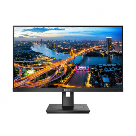 Philips B Line 242B1 - LED monitor - 24" (23.8" viewable) - 1920 x 1080 Full HD (1080p) @ 75 Hz - IPS - 250 cd / m² - 1000:1 - 4 ms - HDMI, DVI-D, VGA, DisplayPort - speakers - black texture - 7