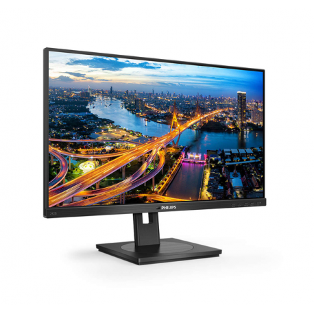 Philips B Line 242B1 - LED monitor - 24" (23.8" viewable) - 1920 x 1080 Full HD (1080p) @ 75 Hz - IPS - 250 cd / m² - 1000:1 - 4 ms - HDMI, DVI-D, VGA, DisplayPort - speakers - black texture - 8