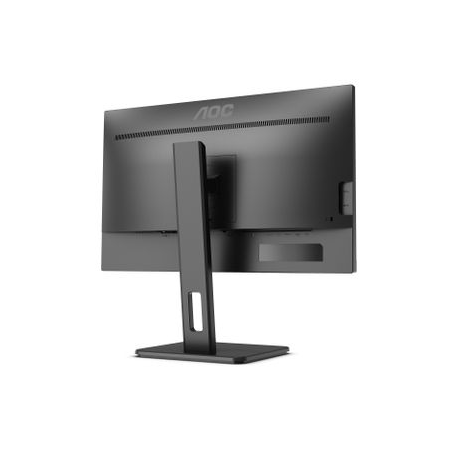 AOC Q24P2Q - LED monitor - 23.8" - 2560 x 1440 1440p (Quad HD) @ 75 Hz - IPS - 250 cd/m² - 1000:1 - 4 ms - HDMI, VGA, DisplayPort - speakers - black - 5