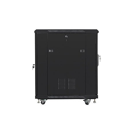 Lanberg - Rack cabinet - black, RAL 9004 - 15U - 19" - 4