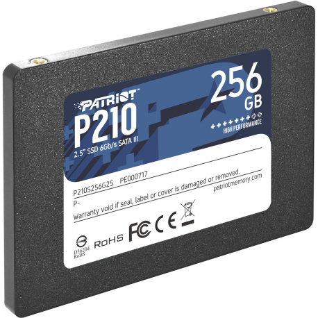 Patriot P210 - SSD - 256 GB - internal - 2.5" - SATA 6Gb / s - 1