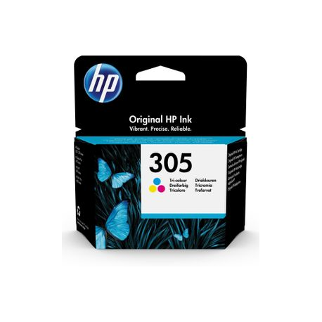 HP 305 - 4.48 ml - colour (cyan, magenta, yellow) - original - ink cartridge - for Deskjet 1255, 23XX, 27XX, 41XX; DeskJet Plus 41XX; Envy 60XX, 6420; ENVY Pro 64XX - 0