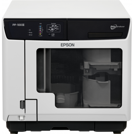 Epson Discproducer PP-100III - Disc duplicator - slots: 100 - BD-RE x 2 - SuperSpeed USB 3.0 - external - 1