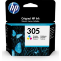 HP 305 - 2 ml - colour (cyan, magenta, yellow) - original - ink cartridge - for Deskjet 1255, 23XX, 27XX, 41XX; DeskJet Plus 41XX; Envy 60XX, 64XX; ENVY Pro 64XX