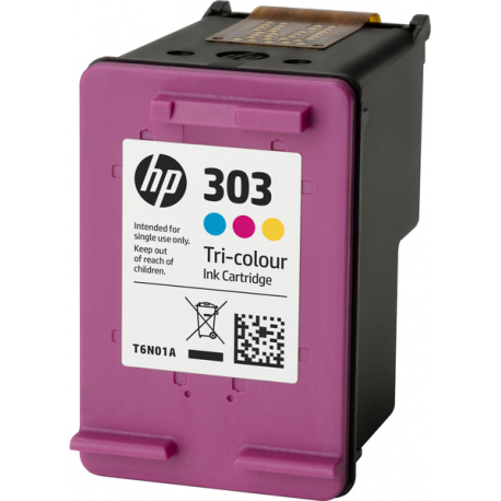 HP 303 - 4 ml - colour (cyan, magenta, yellow) - original - ink cartridge - for Envy Photo 62XX, Photo 71XX, Photo 78XX; Envy Inspire 72XX, 79XX; Tango; Tango X - 14