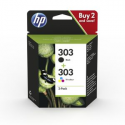 HP 303 - 2-pack - colour (cyan, magenta, yellow), pigmented black - original - ink cartridge - for ENVY Photo 62XX, Photo 71XX, Photo 78XX; ENVY Inspire 72XX, 79XX; Tango