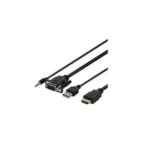 Elo - Video  /  audio  /  USB cable kit - for Elo 1502L, 2002L, 2703LM - 0