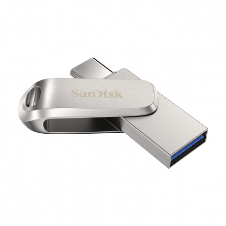 SanDisk Ultra Dual Drive Luxe - USB flash drive - 128 GB - USB 3.1 Gen 1 / USB-C - 13