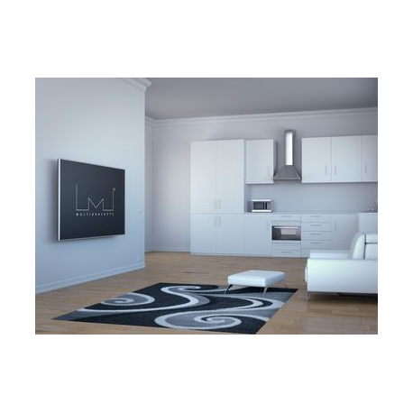 Multibrackets M Universal Flexarm Pro Super Duty - Mounting kit (wall mount with dual hinged arms) - for flat panel - black - screen size: 55"-110" - wall-mountable - 9