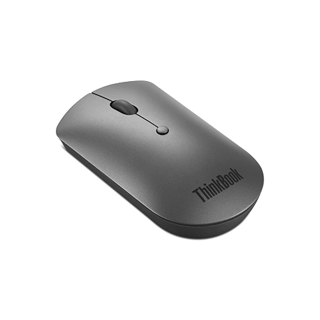 Lenovo ThinkPad Silent - Mouse - right and left-handed - blue optical - 3 buttons - wireless - Bluetooth 5.0 - iron grey - retail - for ThinkCentre M80t Gen 3; ThinkCentre neo 50; ThinkPad T14s Gen 3; V50t Gen 2-13 - 2