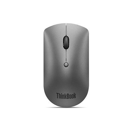Lenovo ThinkPad Silent - Mouse - right and left-handed - blue optical - 3 buttons - wireless - Bluetooth 5.0 - iron grey - retail - for ThinkCentre M80t Gen 3; ThinkCentre neo 50; ThinkPad T14s Gen 3; V50t Gen 2-13 - 6