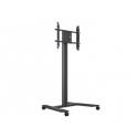 Multibrackets Public Display Stand 180 HD Single - Stand - for flat panel - lockable - aluminium - black - screen size: 55"-80" - mounting interface: up to 800 x 500 mm