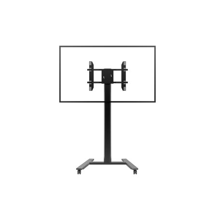 Multibrackets Public Display Stand 180 HD Single - Stand - for flat panel - lockable - aluminium - black - screen size: 55"-80" - mounting interface: up to 800 x 500 mm - 3