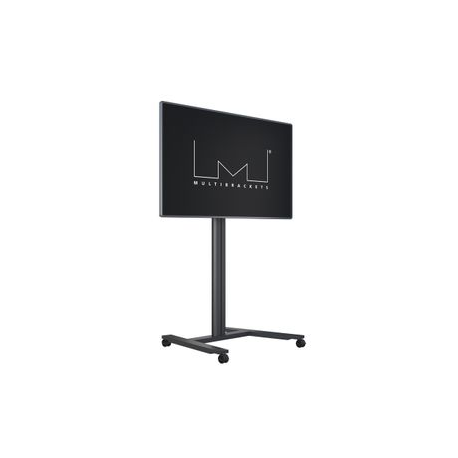 Multibrackets Public Display Stand 180 HD Single - Stand - for flat panel - lockable - aluminium - black - screen size: 55"-80" - mounting interface: up to 800 x 500 mm - 7