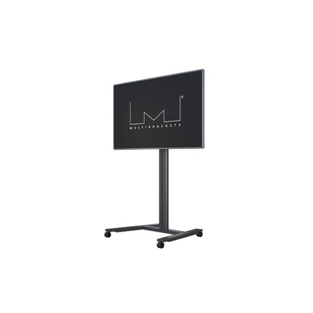 Multibrackets Public Display Stand 180 HD Single - Stand - for flat panel - lockable - aluminium - black - screen size: 55"-80" - mounting interface: up to 800 x 500 mm - 9
