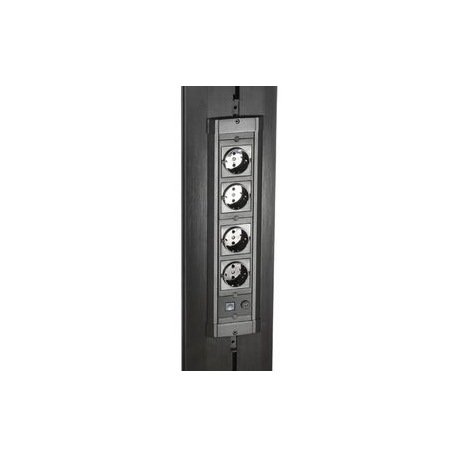 Multibrackets Public Display Stand 180 HD Single - Stand - for flat panel - lockable - aluminium - black - screen size: 55"-80" - mounting interface: up to 800 x 500 mm - 14