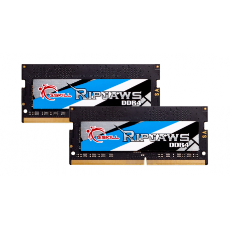 G.Skill Ripjaws - DDR4 - kit - 16 GB: 2 x 8 GB - SO-DIMM 260-pin - 3200 MHz  /  PC4-25600 - CL22 - 1.2 V - unbuffered - non-ECC - 2