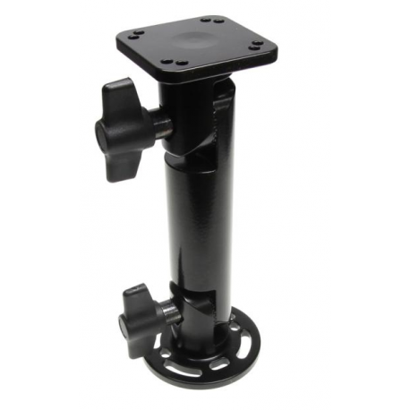 Brodit Pedestal Mount - Mounting component (2 mounting plates, mounting pole) - black - 2
