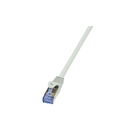 LogiLink PrimeLine - Patch cable - RJ-45 (M) to RJ-45 (M) - 1 m - SFTP, PiMF - CAT 7 - halogen-free, molded, snagless - grey - 1