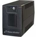 PowerWalker VI 600 SCL - UPS - AC 162-290 V - 360 Watt - 600 VA - 7 Ah - USB - output connectors: 2