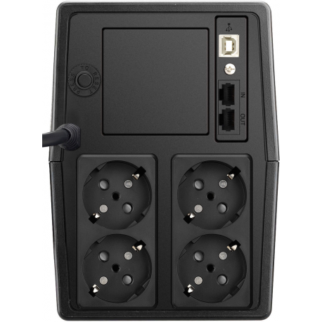 PowerWalker VI 600 SCL - UPS - AC 162-290 V - 360 Watt - 600 VA - 7 Ah - USB - output connectors: 2 - 3