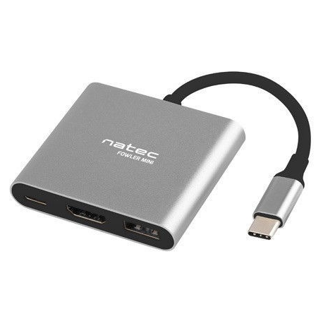 Natec Fowler Mini - Docking station - USB-C - HDMI - 0