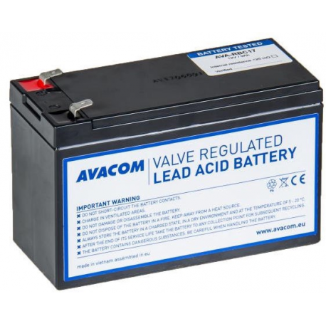 AVACOM - UPS battery - 1 x battery - Lead Acid - for P/N: BE850G2, BE850G2-CP, BE850G2-FR, BE850G2-GR, BE850G2-IT, BE850G2-SP, BE850G2-UK - 0