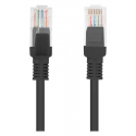 Lanberg - Patch cable - RJ-45 (M) to RJ-45 (M) - 10 m - UTP - CAT 6 - molded, snagless - black, RAL 9004