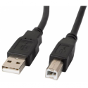 Lanberg - USB cable - USB (M) to USB Type B (M) - USB 2.0 - 300 V - 1.8 m - black