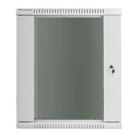 Lanberg - Rack cabinet - wall mountable - grey, RAL 7035 - 15U - 19" - 1