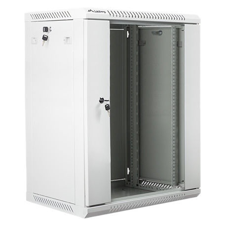 Lanberg - Rack cabinet - wall mountable - grey, RAL 7035 - 15U - 19" - 2