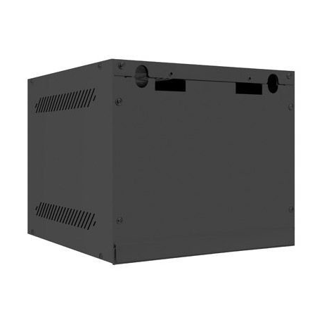 Lanberg - Rack cabinet - wall mountable - black, RAL 9004 - 4U - 10" - 5