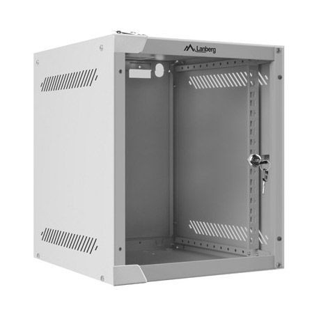 Lanberg - Rack cabinet - wall mountable - grey, RAL 7035 - 6U - 10" - 0