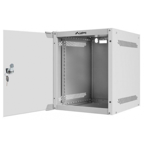 Lanberg - Rack cabinet - wall mountable - grey, RAL 7035 - 6U - 10" - 3