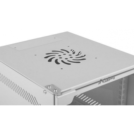 Lanberg - Rack cabinet - wall mountable - grey, RAL 7035 - 9U - 10" - 5