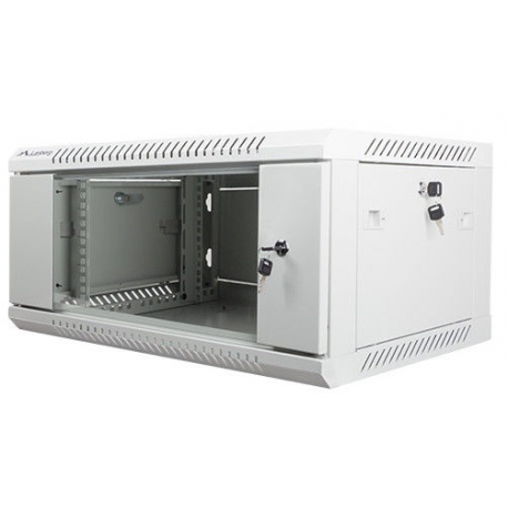Lanberg - Rack cabinet - wall mountable - grey, RAL 7035 - 4U - 19" - 1