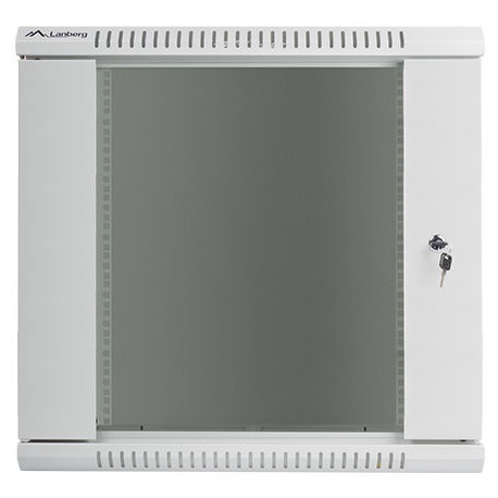 Lanberg - Rack cabinet - wall mountable - grey, RAL 7035 - 12U - 19" - 2