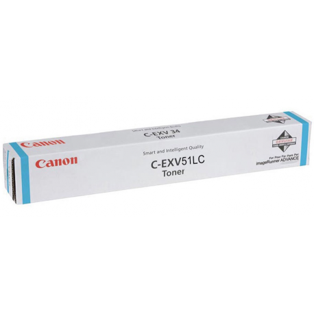 Canon C-EXV 51L C - Cyan - original - toner cartridge - for imageRUNNER ADVANCE C5535, C5540, C5550, C5560, DX C5735, DX C5740, DX C5750, DX C5760 - 2