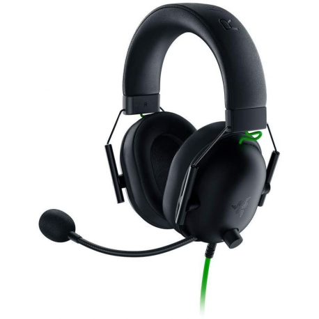 Razer BlackShark V2 X - Headset - 7.1 channel - full size - wired - 3.5 mm jack - noise isolating - 0