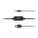 Natec COUGAR - Speakers - for PC - 2.0-channel - 6 Watt (Total) - black