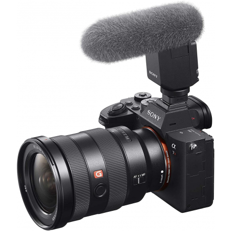 Sony ECM-B1M - Microphone - for Cinema Line ILME-FX3; Handycam FDR-AX43, FDR-AX45, FDR-AX60; a7C; a7R IV; a7s III; a9 II - 6