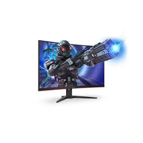 AOC Gaming C32G2ZE/BK - LED monitor - curved - 32" (31.5" viewable) - 1920 x 1080 Full HD (1080p) @ 240 Hz - VA - 300 cd/m² - 3000:1 - 1 ms - 2xHDMI, DisplayPort - black - 2